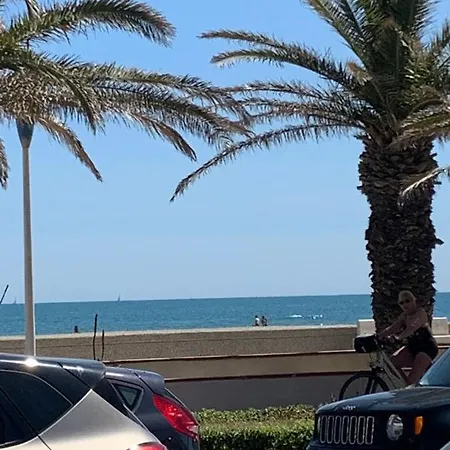 Deux Pieds Dans L'eau Dans Un T2 Cosi Et Face A La Mer דירה קאנט אן רוסיון